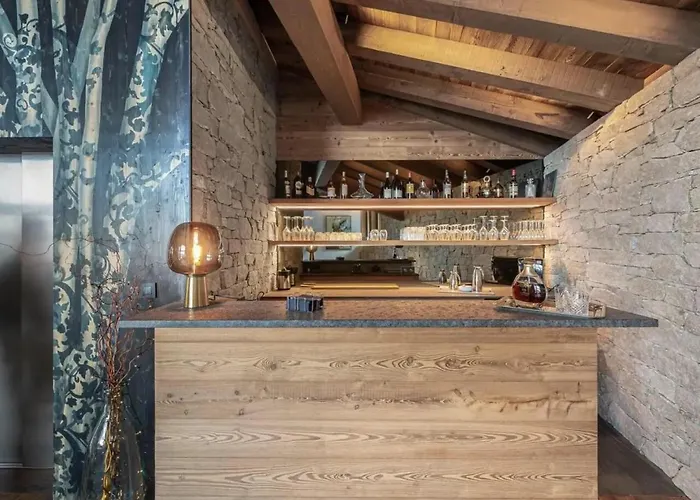 Le Moulin, Le Praz, 6 Chambres, In, Out شاليه