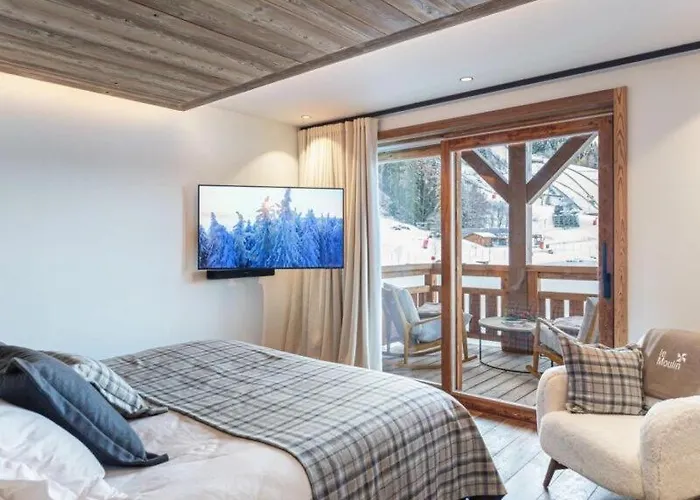 شاليه Le Moulin, Le Praz, 6 Chambres, In, Out