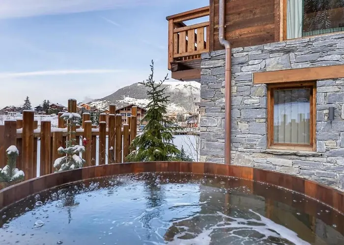 شاليه Le Moulin, Le Praz, 6 Chambres, In, Out *